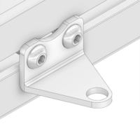 66-208-1 MODULAR SOLUTIONS ALUMINUM BRACKET<br>8MM SENSOR HOLDING